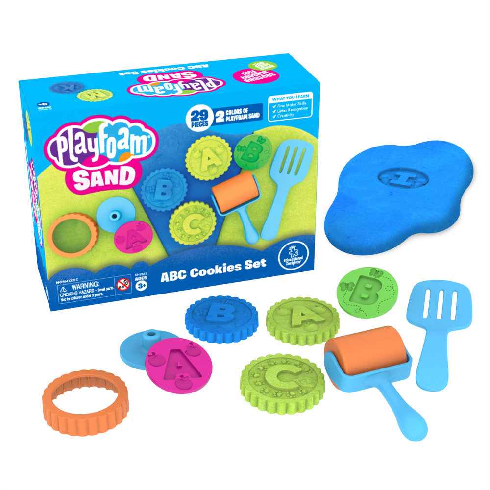 Educational Insights Playfoam Sand ABC Cookies Set, Multicolor MPN:EI-2233