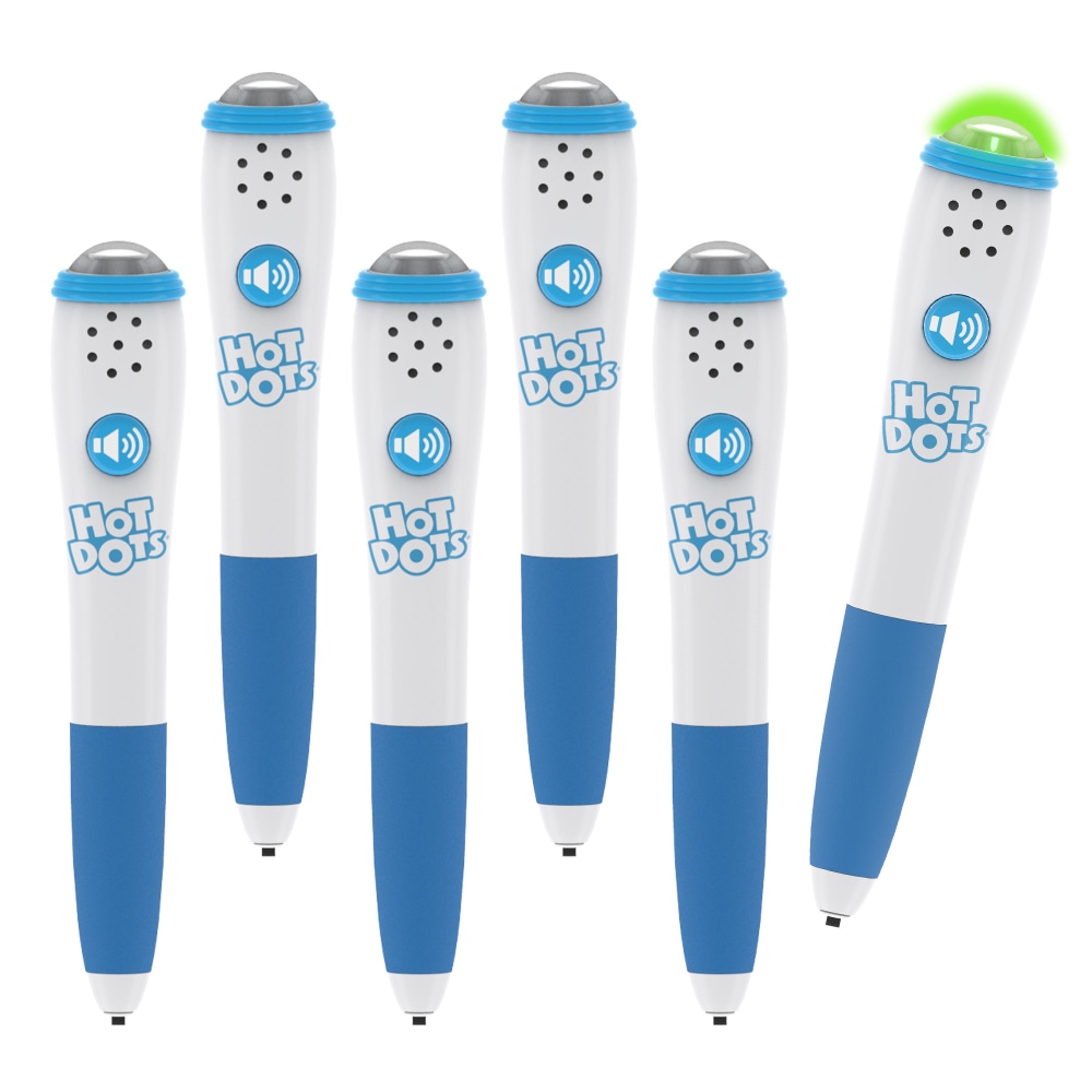 Educational Insights Hot Dots Light-Up Interactive Pen, Pack Of 6 MPN:EI-2438