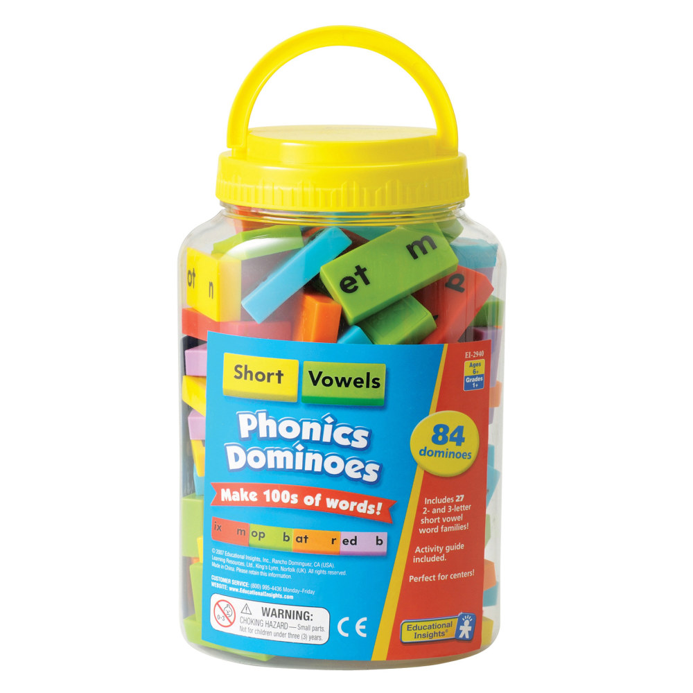 Educational Insights Phonics Dominoes: Short Vowels MPN:EI-2940