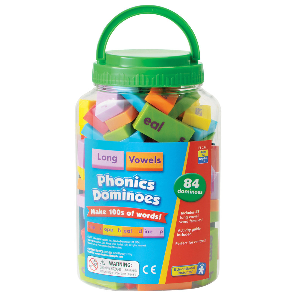 Educational Insights Phonics Dominoes: Long Vowels MPN:EI-2941