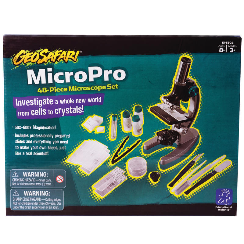 Educational Insights GeoSafari MicroPro 95-Piece Microscope Set MPN:EI-5301