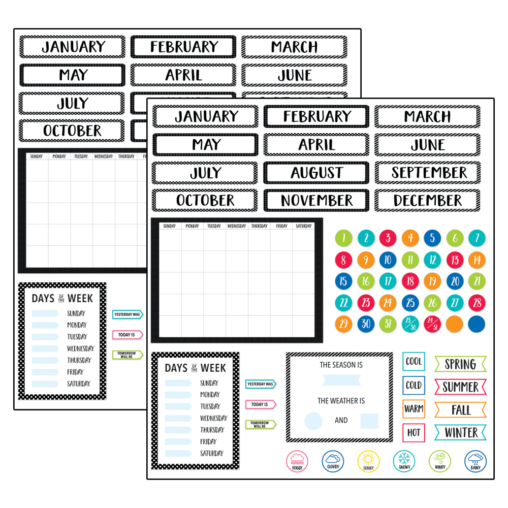 Creative Teaching Press Farm Friends Core Decor Calendar Sets, Pack Of 2 Sets MPN:CTP10168-2