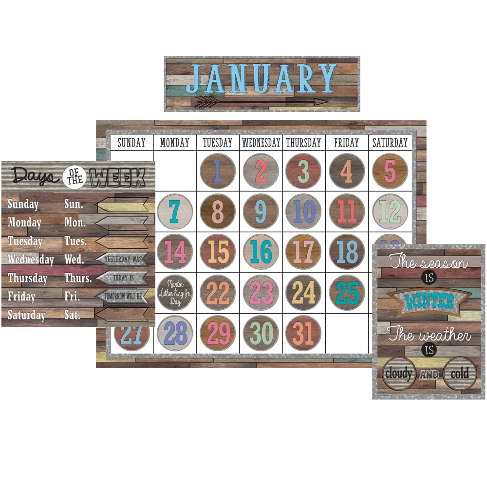 Teacher Created Resources Home Sweet Classroom Calendar Sets, Pack Of 2 Sets MPN:TCR8855-2