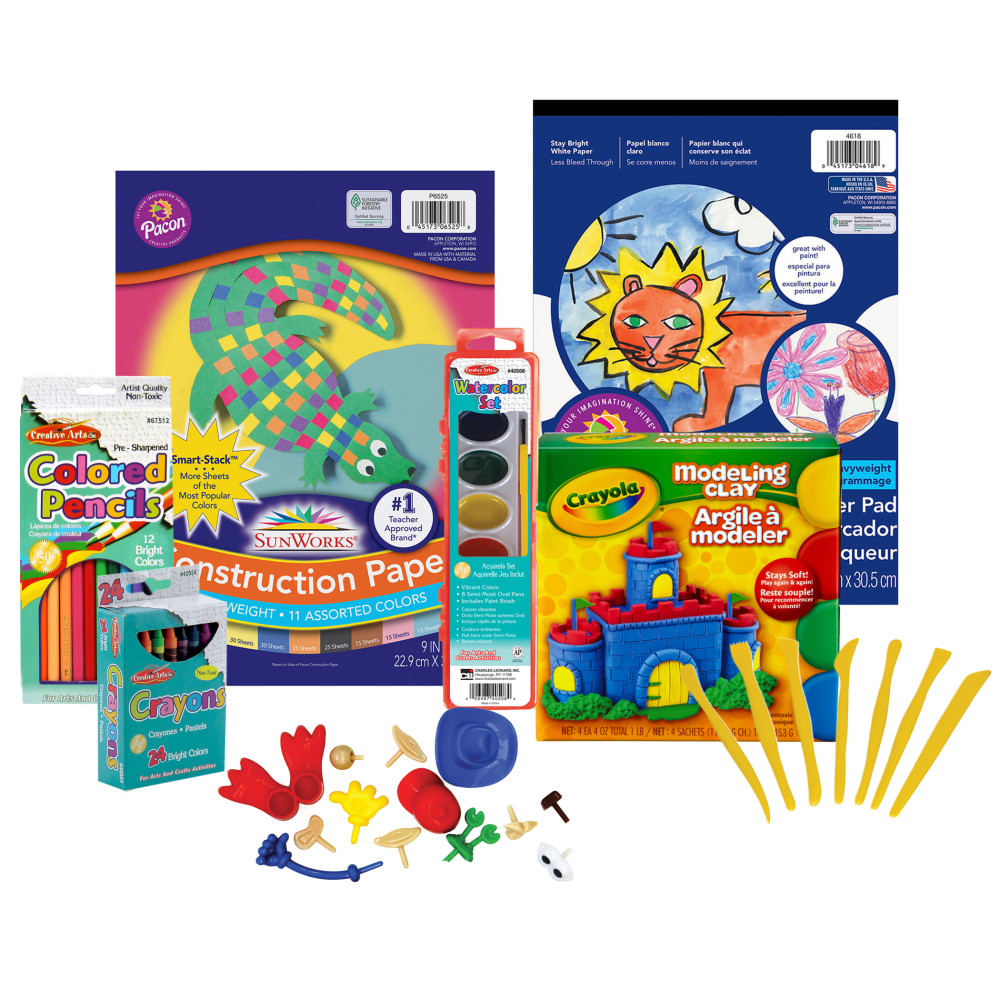 Educators Resource Arts & Crafts Kit 7, Pre-K to Grade 2 MPN:EDRAC20KIT7