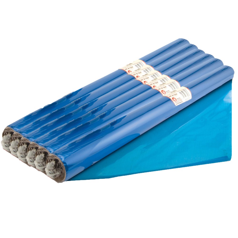 Hygloss Cello-Wrap Rolls, 20in x 12-1/2ft, Blue, Pack Of 6 Rolls MPN:HYG71506-6