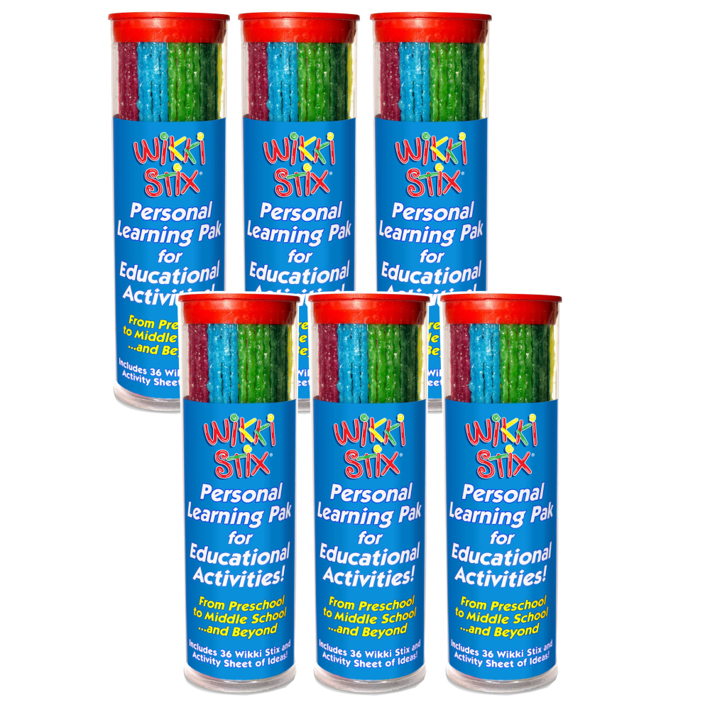 Wikki Stix Personal Learning Paks, Set Of 2 Packs MPN:WKX103-6