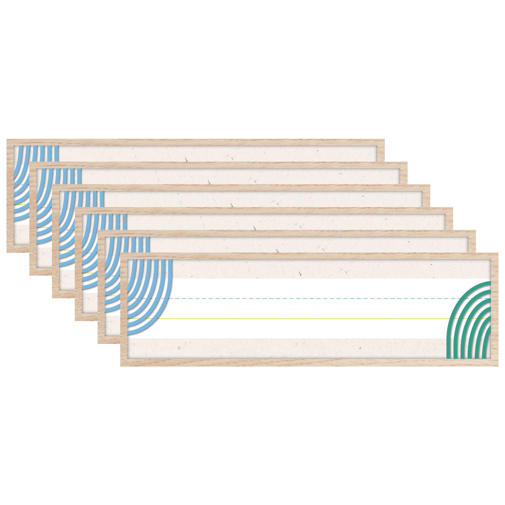 Carson Dellosa Education Name Plates, 9-1/2in x 2-7/8in, True To You, 36 Name Plates Per Pack, Bundle Of 6 Packs MPN:CD-122158-6