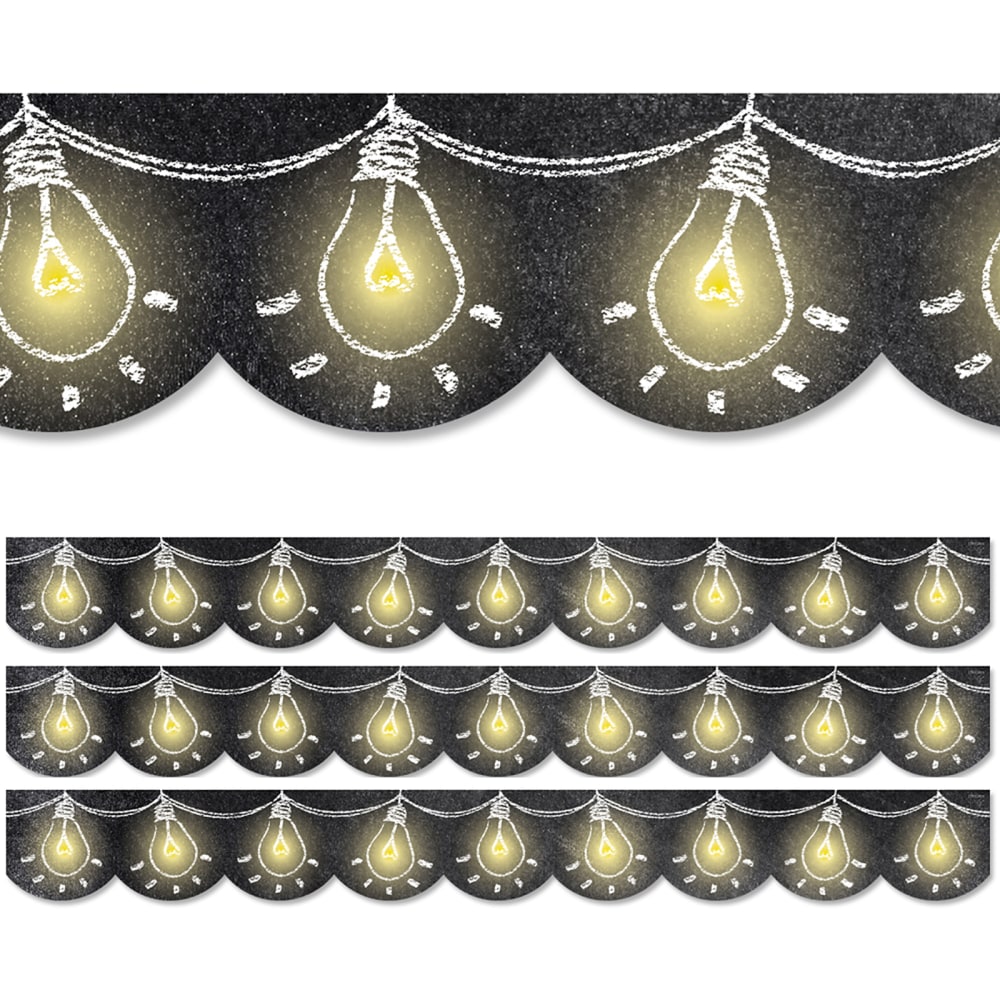 Creative Teaching Press EZ Borders, Lightbulbs, 48' Per Pack, Set Of 3 Packs MPN:CTP10470-3