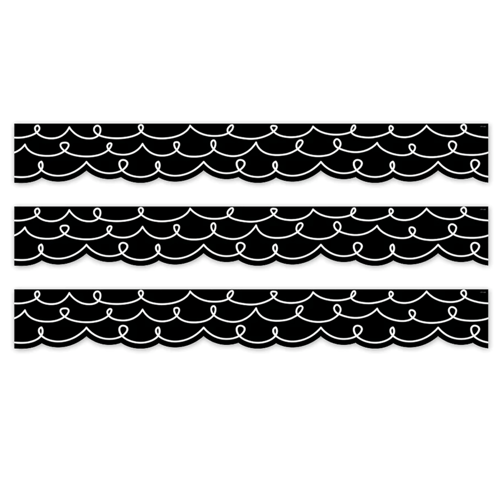 Creative Teaching Press EZ Borders, Loop-De-Loop, 24 Borders Per Pack, Set Of 3 Packs MPN:CTP10879-3