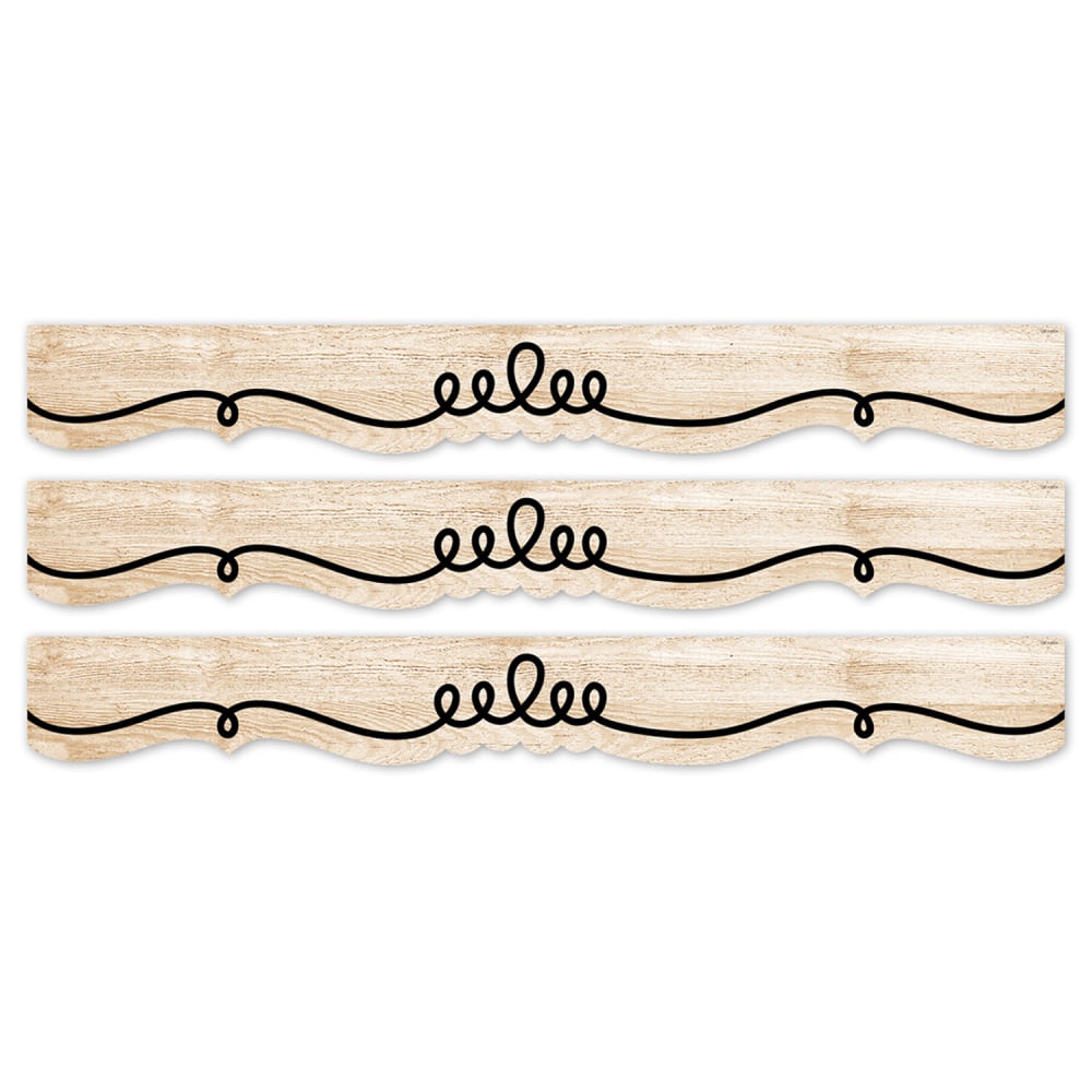 Creative Teaching Press EZ Borders, Loop-De-Doodle, 24 Borders Per Pack, Set Of 3 Packs MPN:CTP10977-3