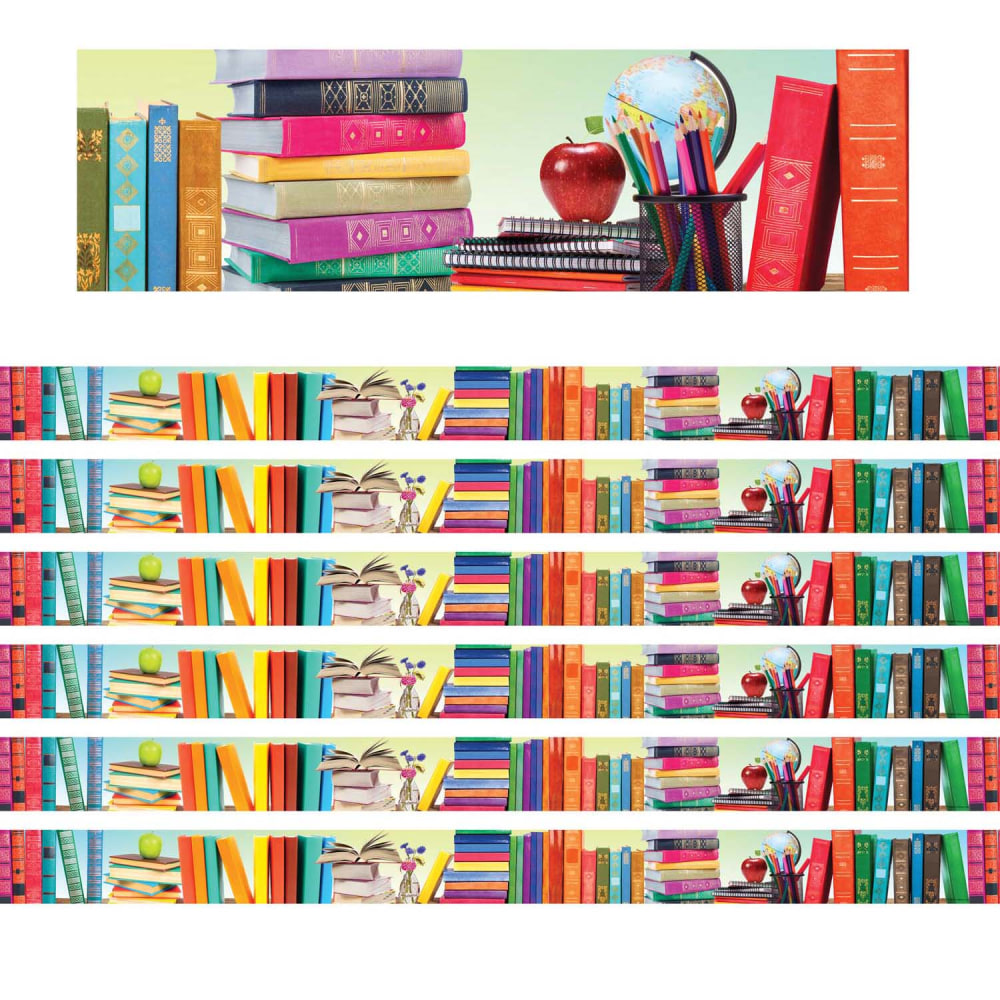 Edupress Layered Borders, Book Parade Photo, 12 Borders Per Pack, Set Of 6 Packs MPN:EP-3289-6