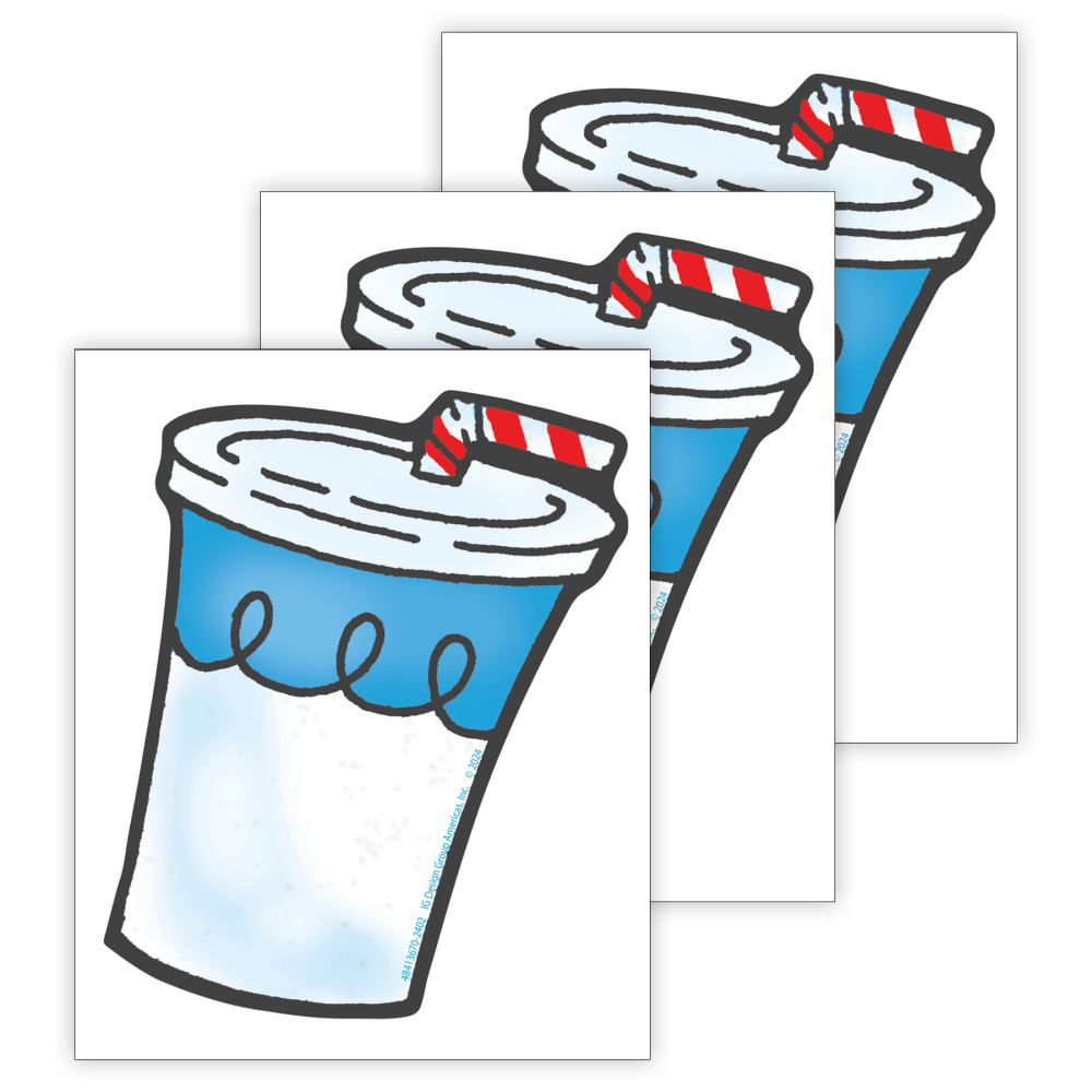 Eureka Paper Cut-Outs, Fast Food, 36 Per Pack, Set Of 3 Packs MPN:EU-841367-3