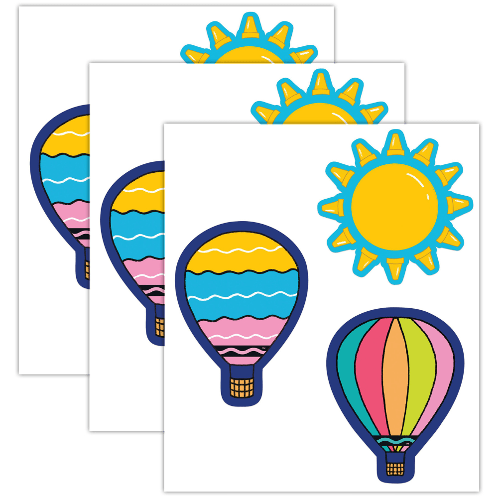 Eureka Paper Cut-Outs, Crayola Colors Of Kindness, 5-1/2in x 5-1/2in, 36 Cut-Outs Per Pack, Bundle Of 3 Packs MPN:EU-841587-3