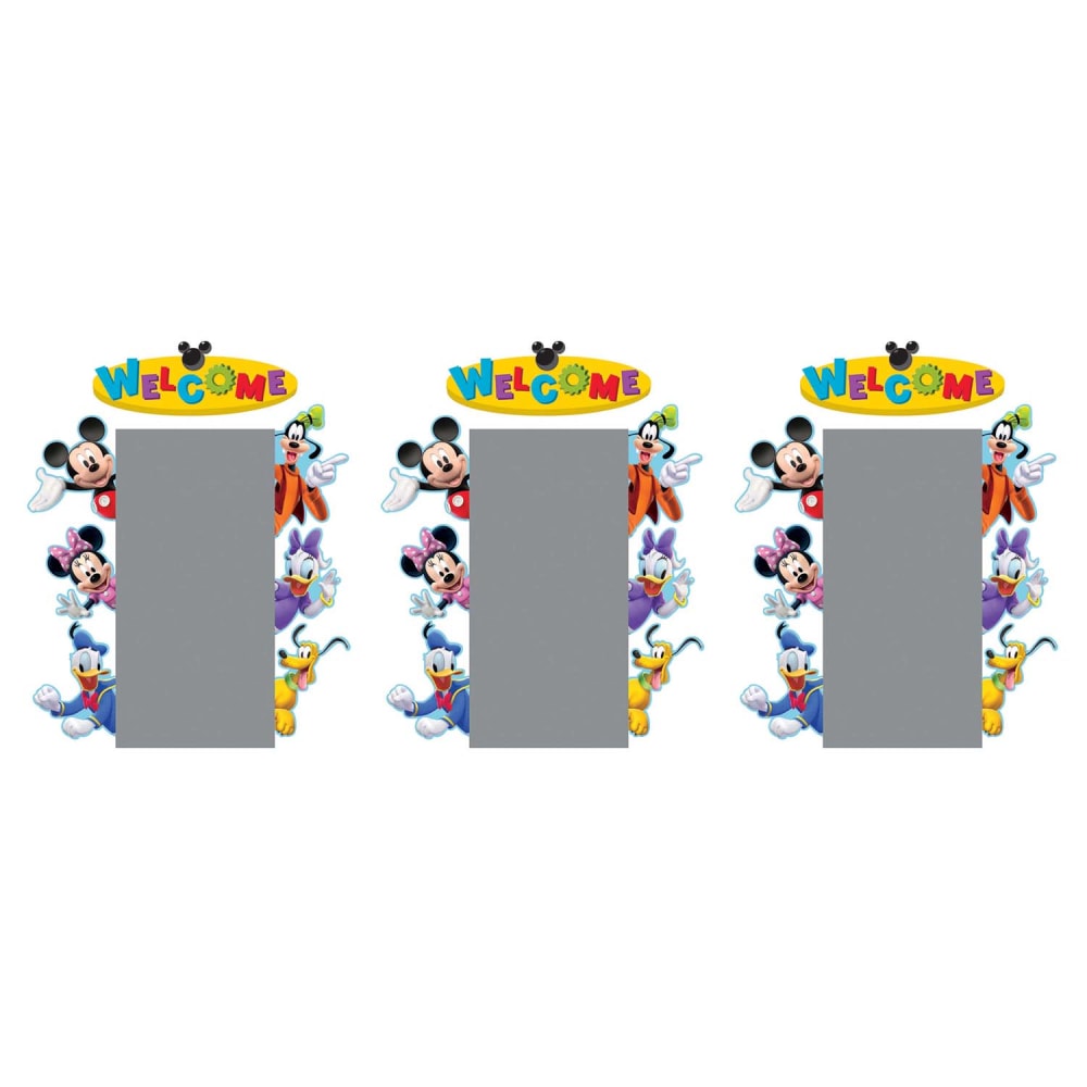 Eureka School Welcome Go-Arounds, Mickey Mouse Clubhouse, 8 Pieces Per Set, Pack Of 3 Sets MPN:EU-847009-3