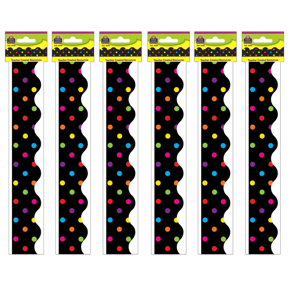 Teacher Created Resources Scalloped Border Trim, 2-3/16ft