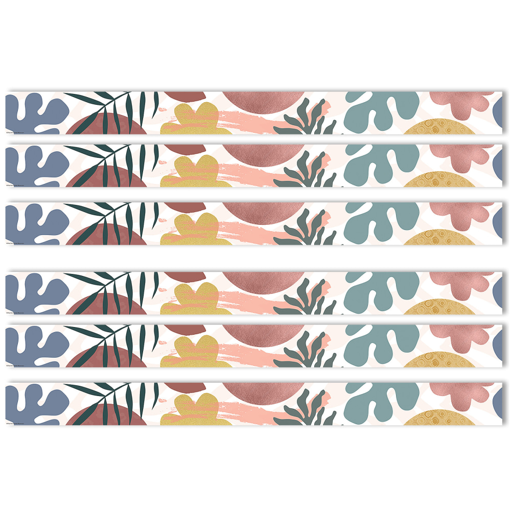 Teacher Created Resources Straight Border Trim, Wonderfully Wild, 35ft Per Pack, Set Of 6 Packs MPN:TCR6686-6