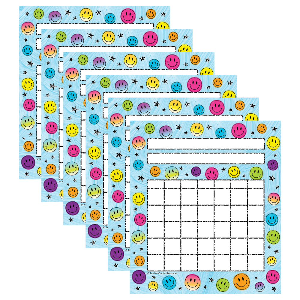 Teacher Created Resources Incentive Charts, Brights 4Ever, 36 Per Pack, Set Of 6 Packs MPN:TCR6938-6