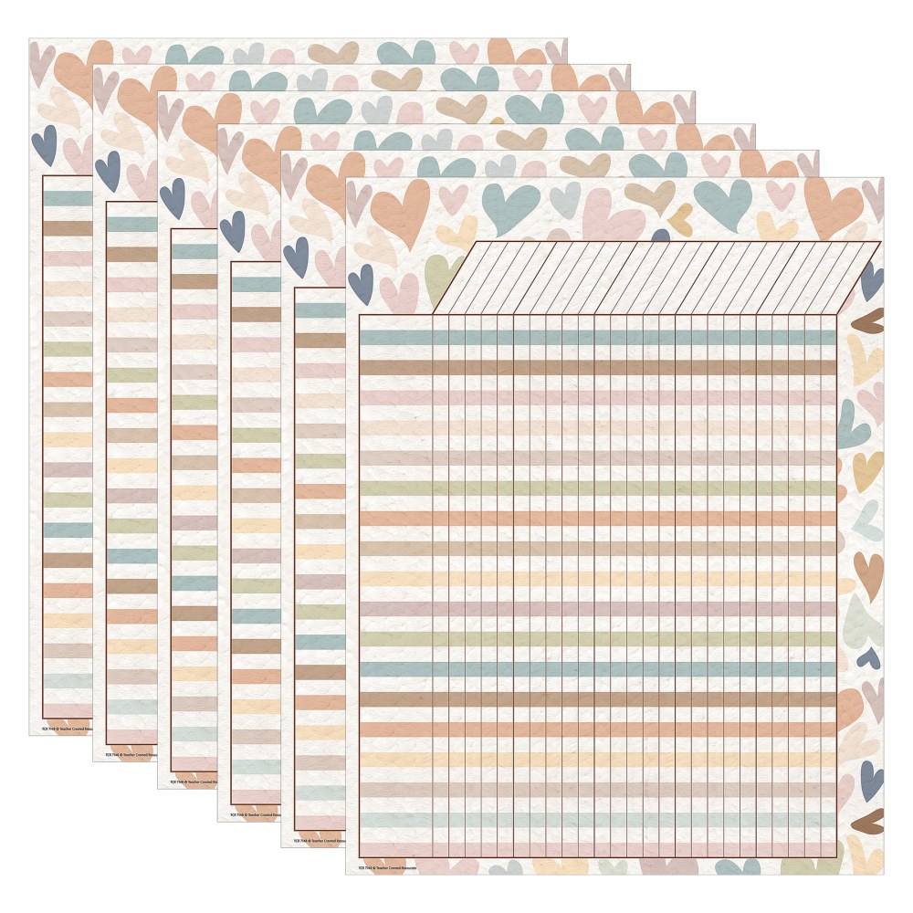Teacher Created Resources Incentive Chart, Everyone is Welcome, Pack Of 6 MPN:TCR7148-6
