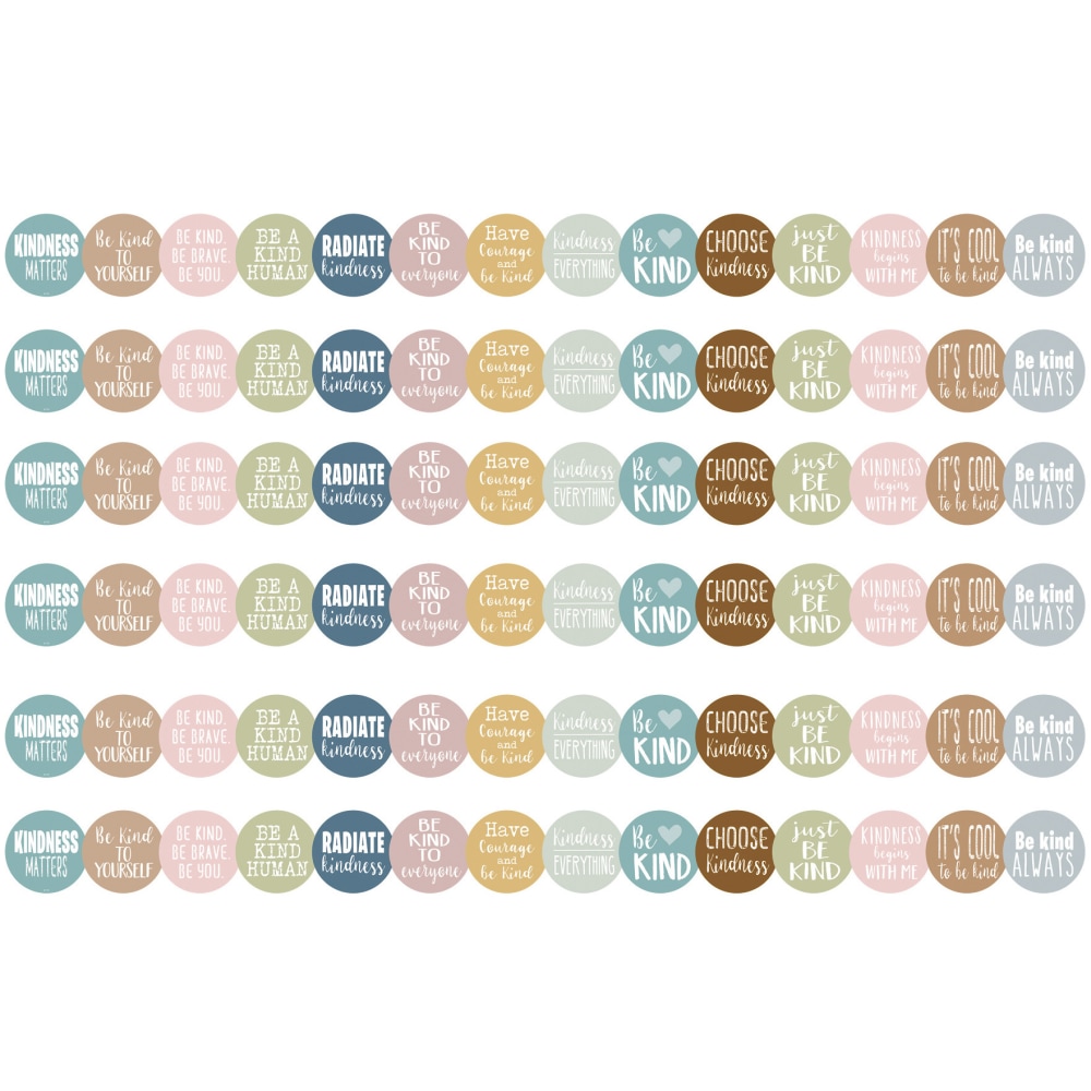 Teacher Created Resources Die-Cut Border Trim, Everyone is Welcome Kindness, 35ft Per Pack, Set Of 6 Packs MPN:TCR7169-6