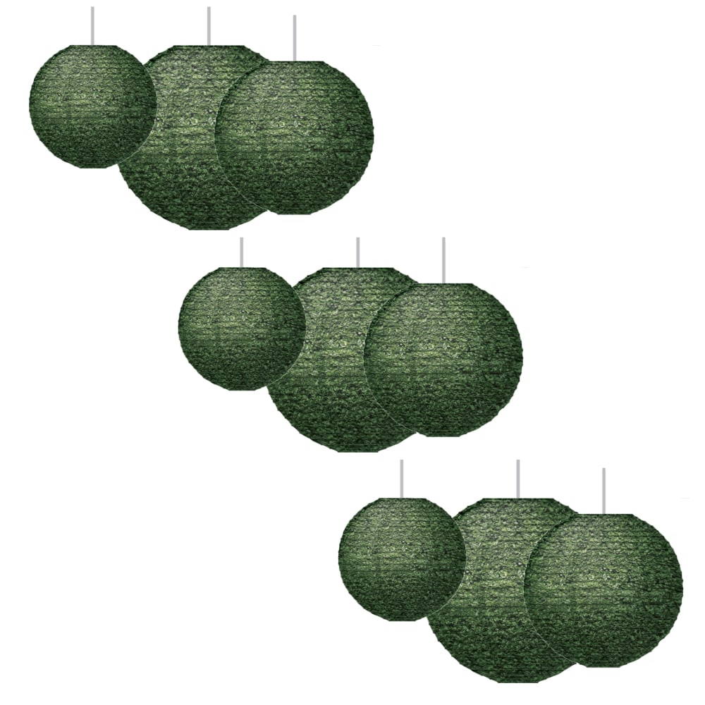 Teacher Created Resources Boxwood Hanging Paper Lanterns, 3 Lanterns Per Pack, Set Of 3 Packs MPN:TCR77504-3