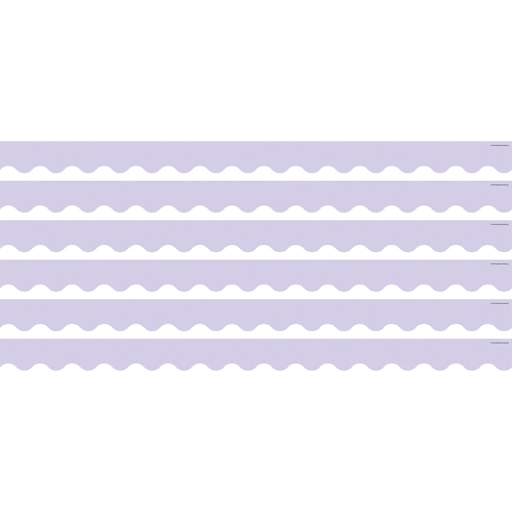 Teacher Created Resources Scalloped Border Trim Packs, 35', Lavender, Set Of 6 Packs MPN:TCR8441-6