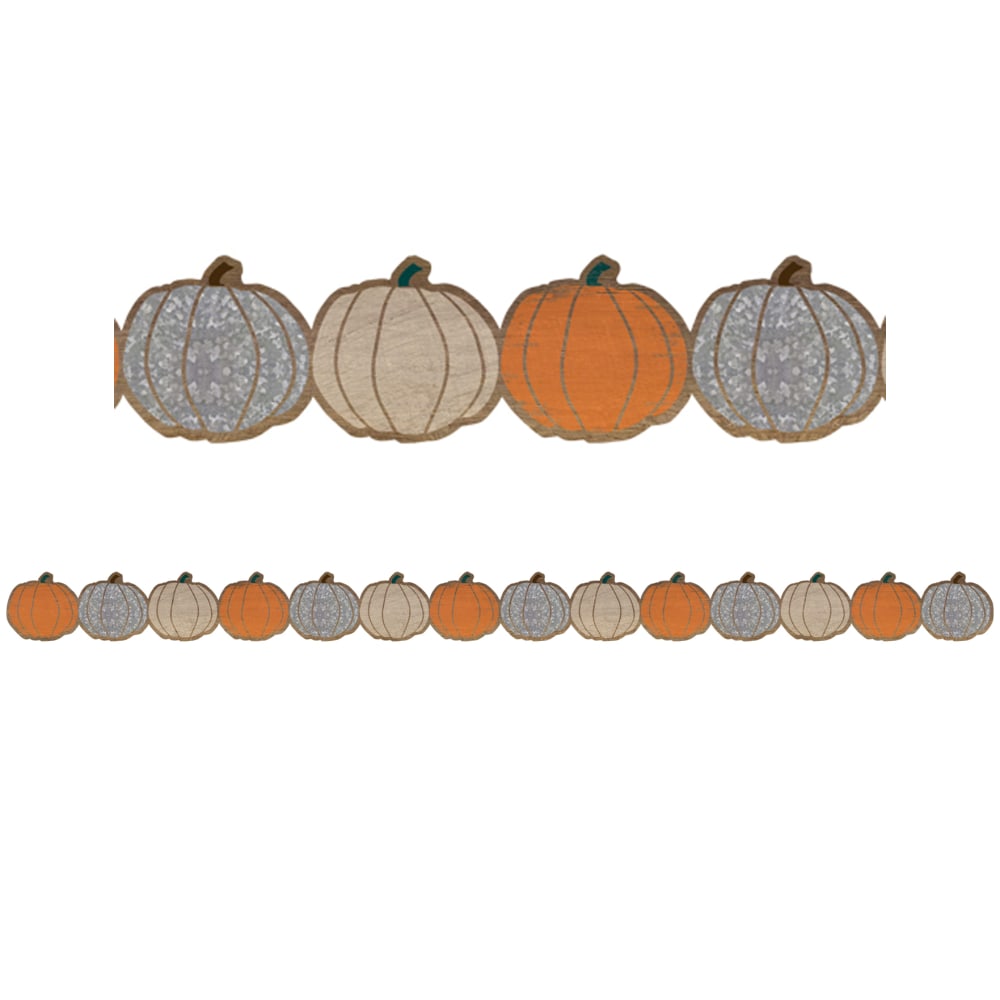 Teacher Created Resources Die-Cut Border Trim, Home Sweet Classroom Pumpkins, 35ft Per Pack, Set Of 6 Packs MPN:TCR8454-6