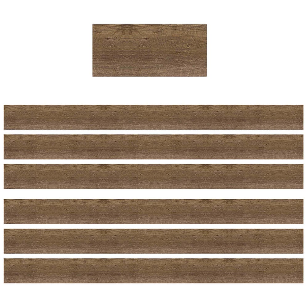 Teacher Created Resources Border Trim, Home Sweet Classroom Wood, 35', Set Of 6 Packs MPN:TCR8700-6