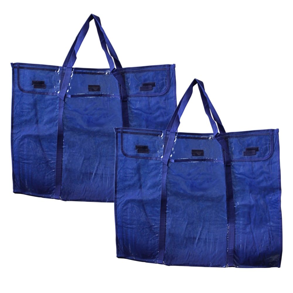 Carson Dellosa Education Deluxe Bulletin Board Storage Bags, 30inH x 24inW x 1/2inD, Blue, Pack Of 2 Bags MPN:CD-180000-2