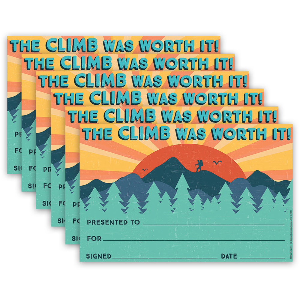 Eureka Recognition Award, Adventurers, 36 Per Pack, Set Of 6 Packs MPN:EU-844225-6