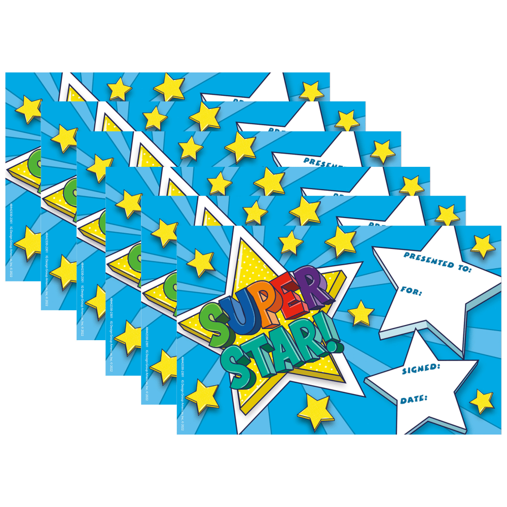 Eureka Recognition Award, Super Star, 36 Per Pack, Set Of 6 Packs MPN:EU-844233-6