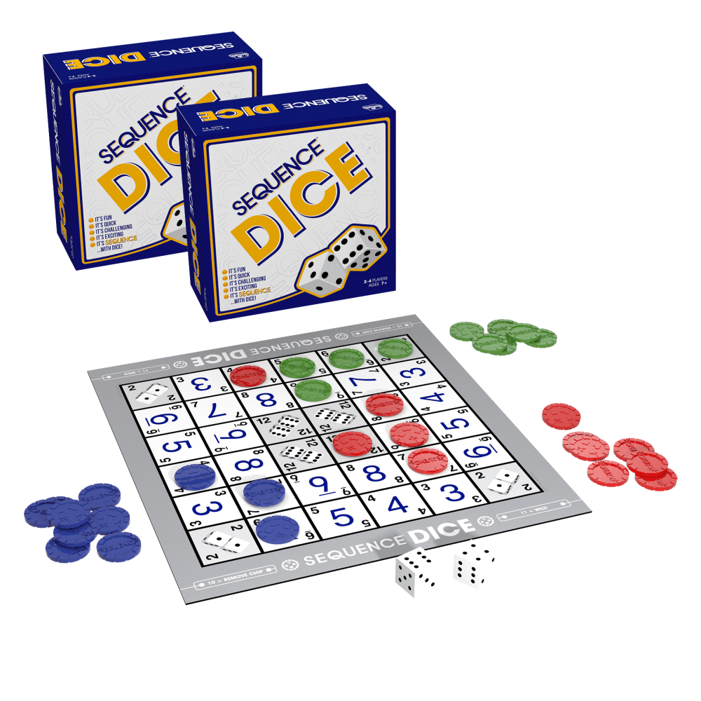 JAX Ltd. Sequence Dice Games, Pack Of 2 Games MPN:JAX8007-2