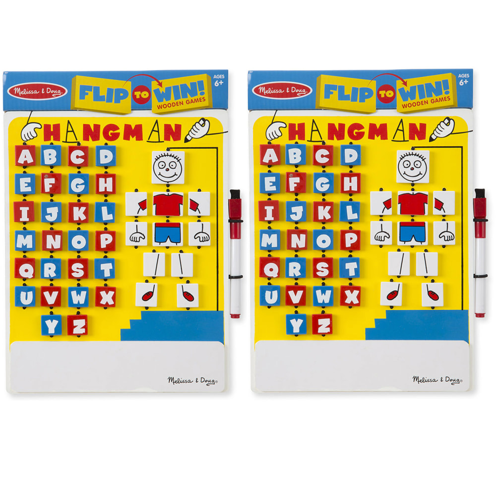 Melissa & Doug Flip-to-Win Hangman Travel Games, Pack Of 2 Games MPN:LCI2095-2