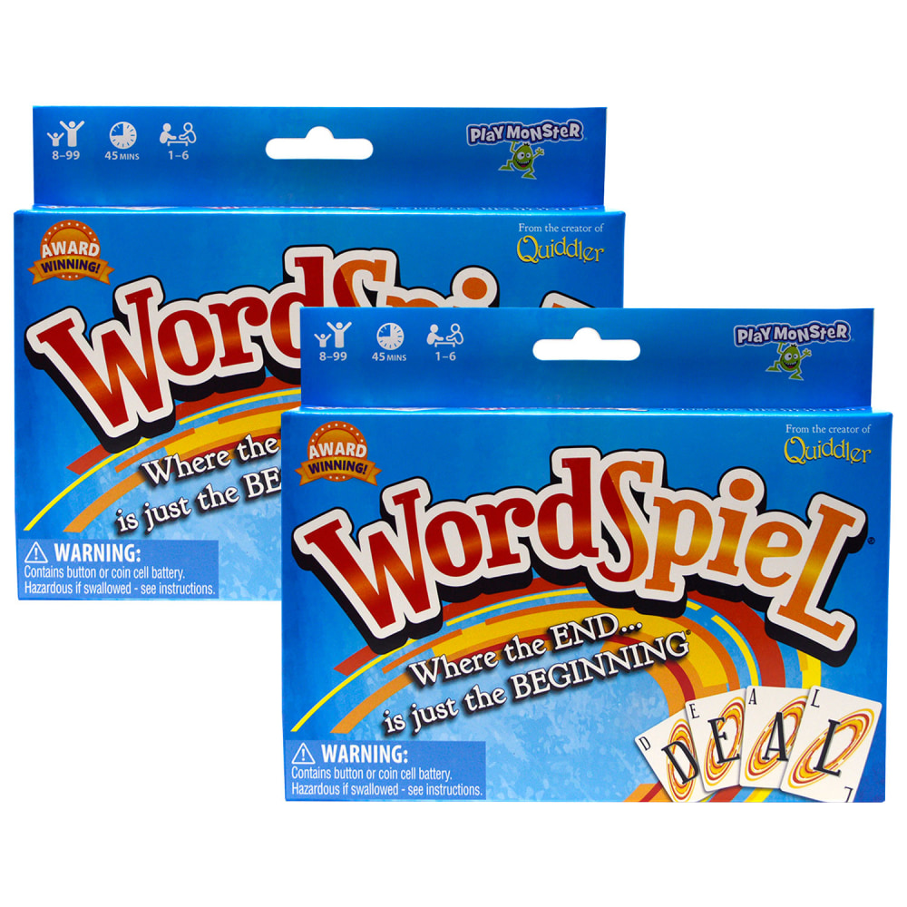 Playmonster Wordspiel SET Family Games, Grades 2 To 12, Pack Of 2 Games MPN:SME3000-2