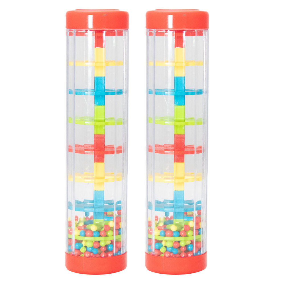 Westco Educational Products 8in Mini Rainshakers, Multicolor, Pack Of 2 Rainshakers MPN:WEPSE700208-2