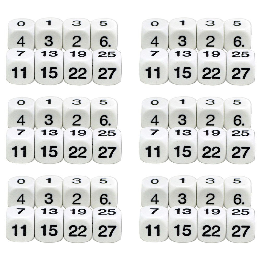 Koplow Games Math Numbers Dice, 6 Packs MPN:KOP01616-6