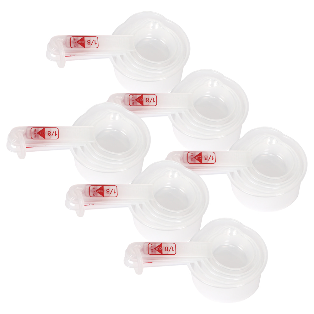 Learning Resources Measuring Cups, 5 Per Set, 6 Sets MPN:LER4290-6