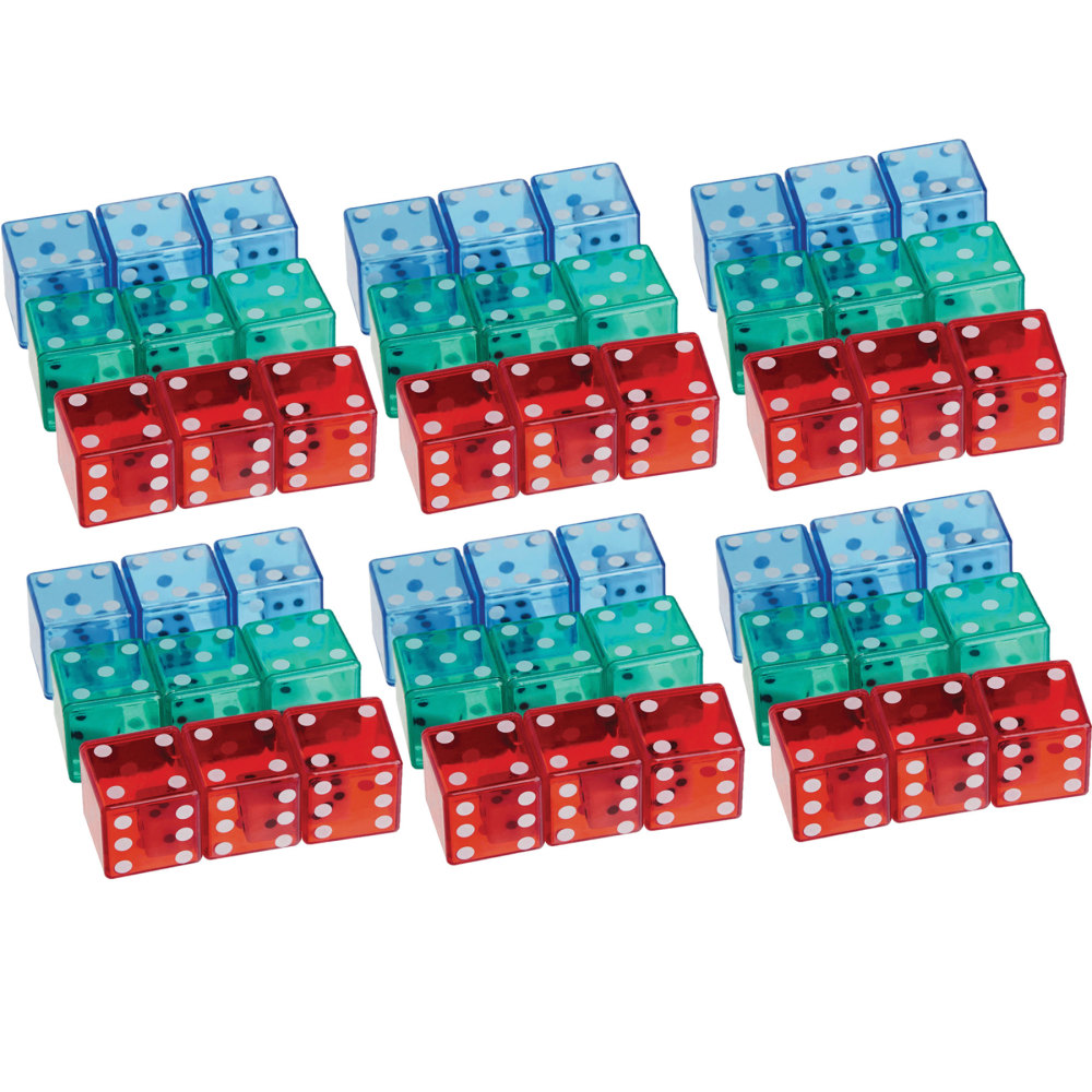 Teacher Created Resources Dice Within Dice, 9 Per Pack, Set Of 6 Packs MPN:TCR20629-6