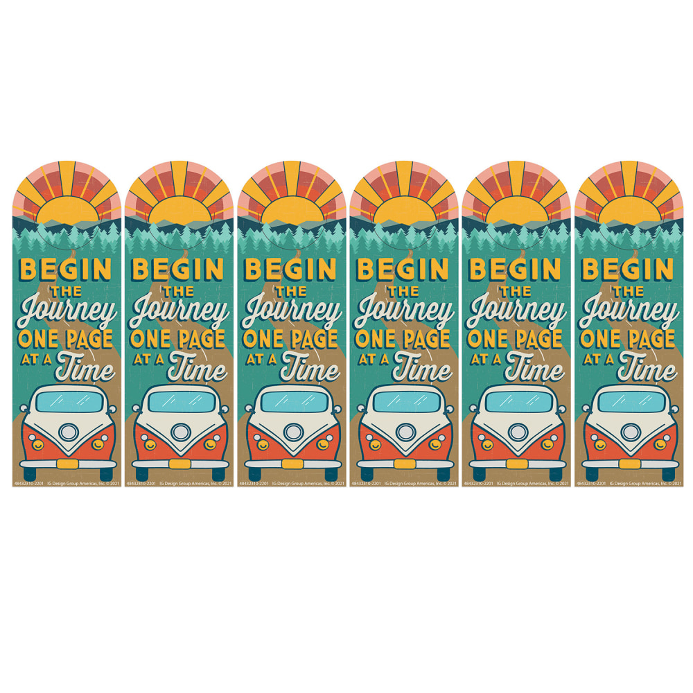 Eureka Bookmarks, 2in x 6in, Adventurer, 36 Per Pack, Set Of 6 Packs MPN:EU-843231-6