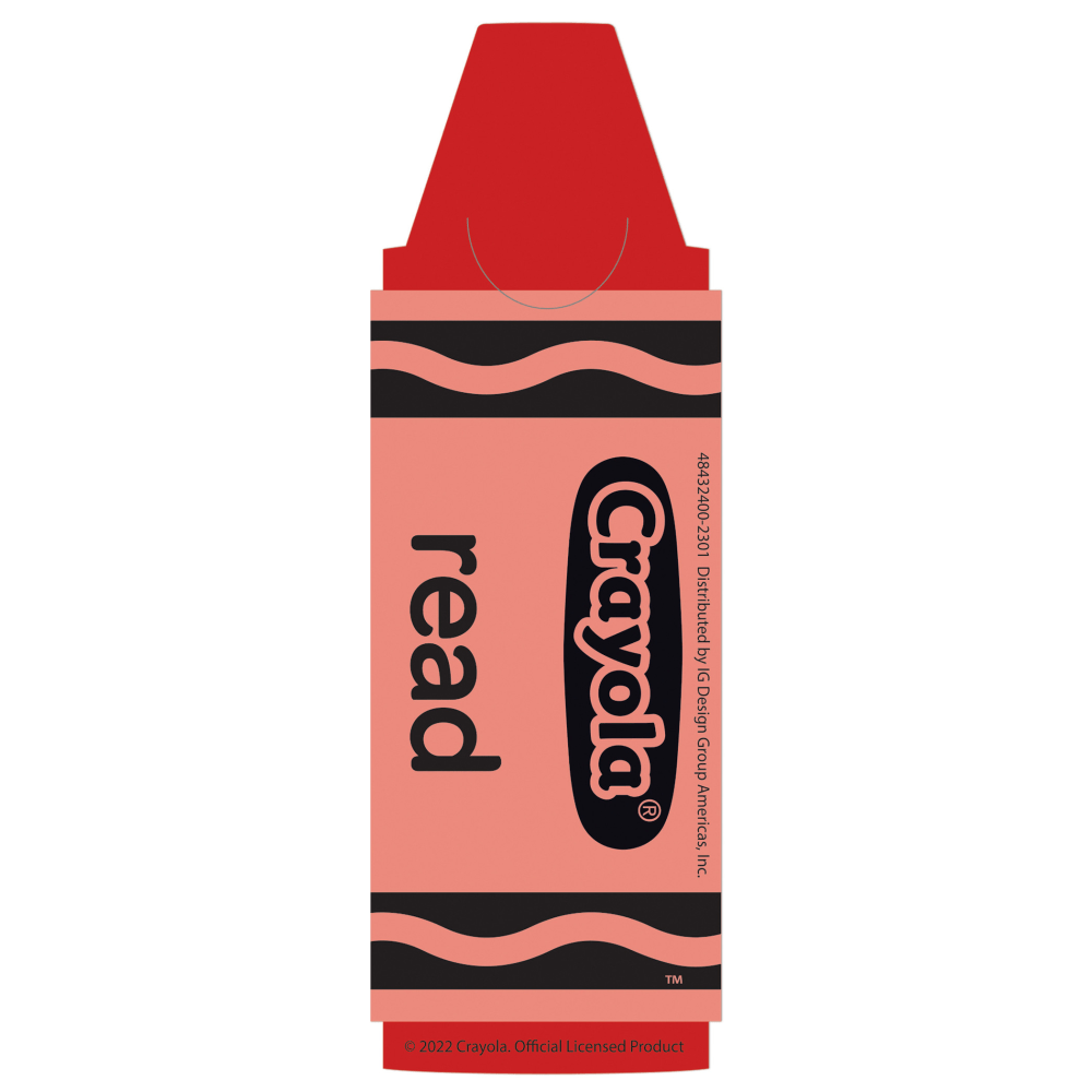 Eureka Bookmarks, 2in x 6in, Crayola, 36 Per Pack, Set Of 6 Packs MPN:EU-843240-6