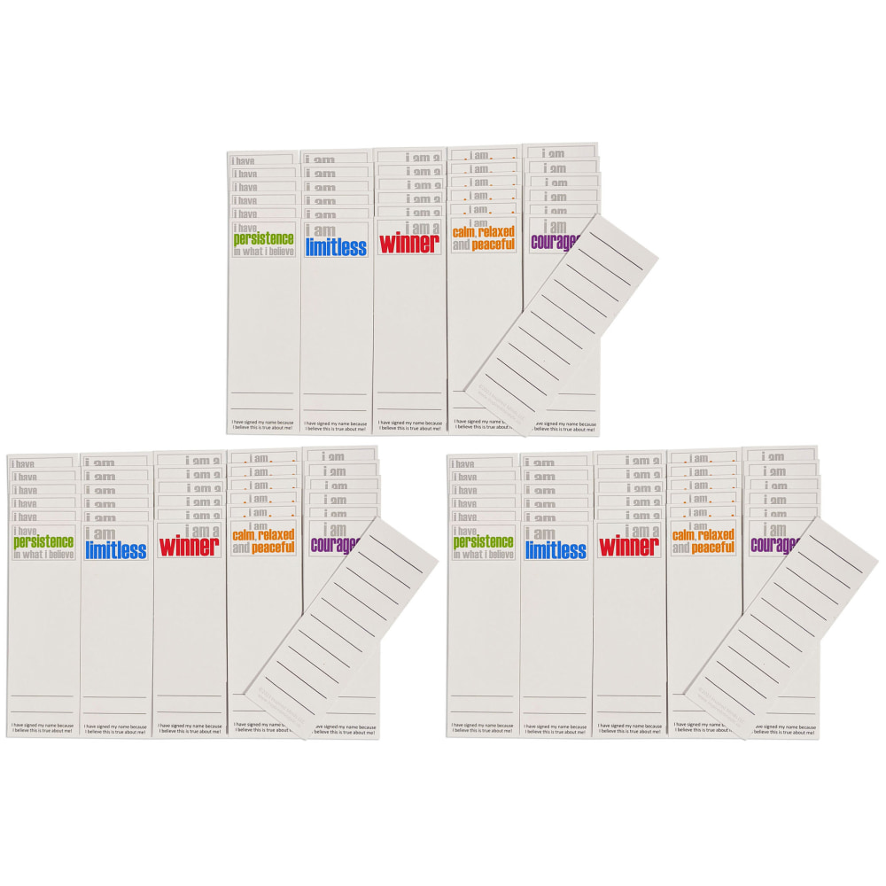 Inspired Minds Page Keepers Bookmarks, 2in x 6in, Hopefulness Booster Set, 30 Per Pack, Set Of 3 Packs MPN:ISM52354PK-3