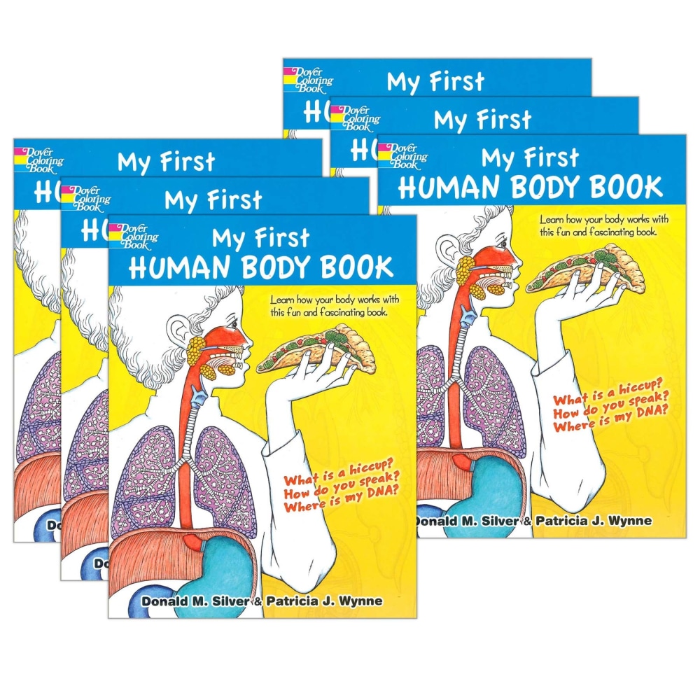 Dover Publications My First Human Body Coloring Books, Bundle Of 6 Books MPN:DP-468216-6
