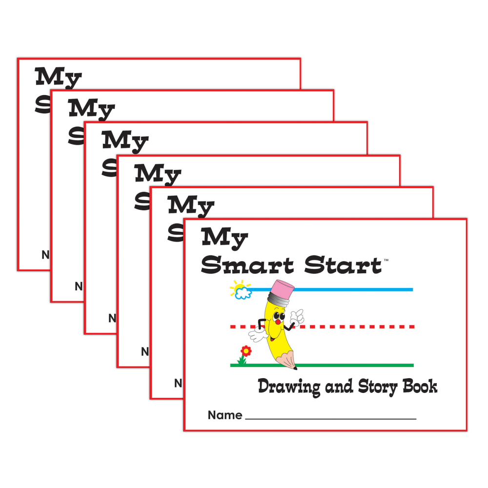 Teacher Created Resources Smart Start Handwriting Series Journals, Letter Size, 48 Sheets, Landscape, Pack Of 6 Journals MPN:TCR76519-6
