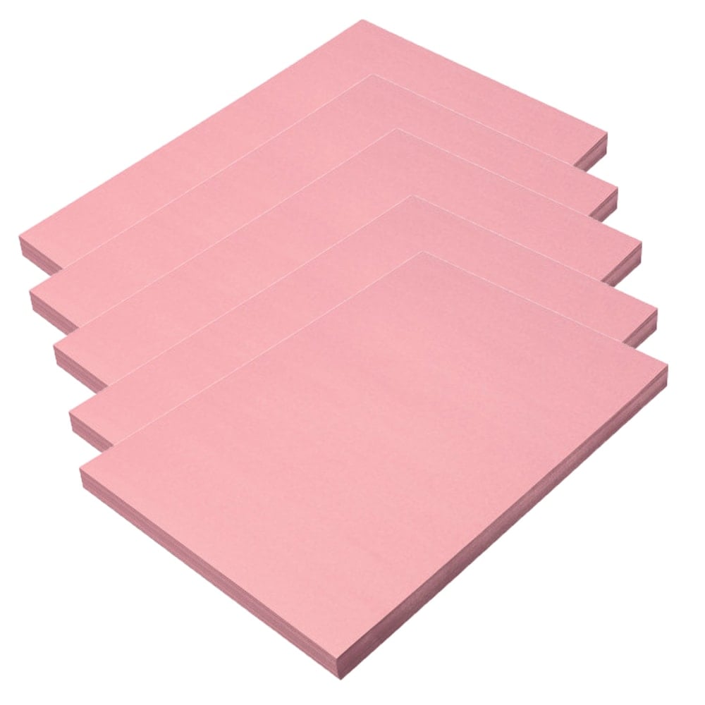 Prang Construction Paper, Medium Weight, 12in x 18in, Pink, 100 Sheets Per Pack, Set Of 5 Packs MPN:PAC7008-5