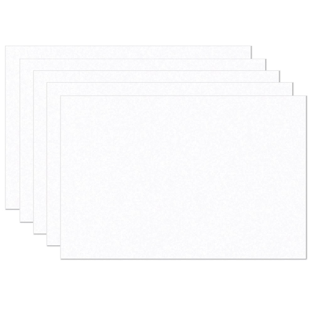 Prang Construction Paper, Medium Weight, 12in x 18in, Bright White, 100 Sheets Per Pack, Set Of 5 Packs MPN:PAC8708-5