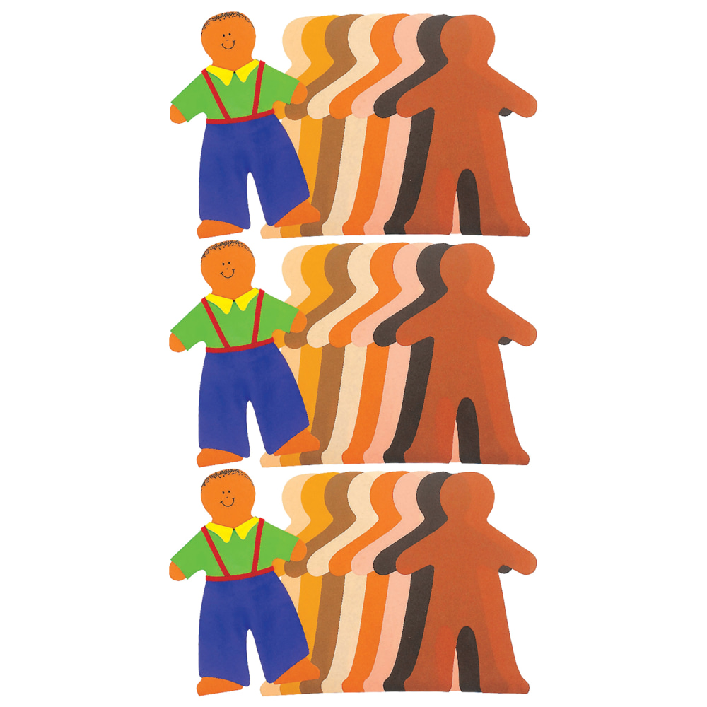 Roylco Paper Doll Pads, 10in x 8in, Assorted Skin Tones, 40 Sheets Per Pad, Set Of 3 Pads MPN:R-51448-3
