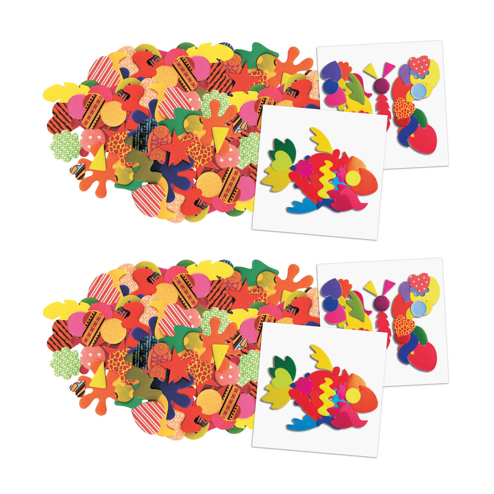 Roylco Paper Popz, 1500 Shapes Per Pack, 2 Packs MPN:R-15648-2