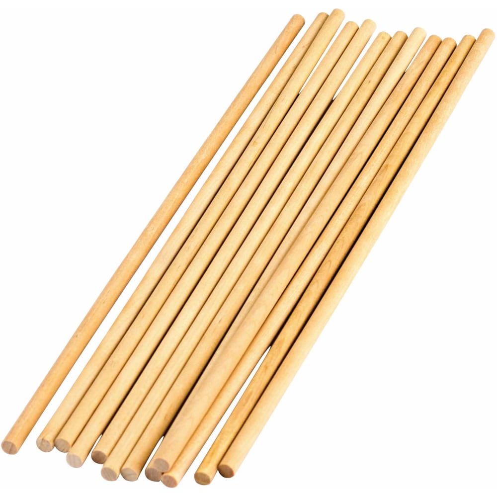 Teacher Created Resources STEM Basics: 1/4in Wood Dowels, 12 Per Pack, Set Of 12 Packs MPN:TCR20927-12