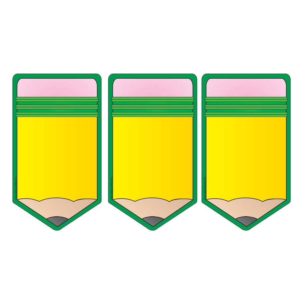 Creative Shapes Etc. Notepads, 5in x 7in, Pencil, Pack Of 6 Notepads MPN:SE-83-6