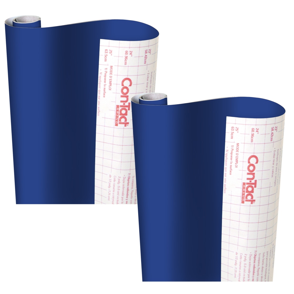 Con-Tact Brand Self-Adhesive Creative Covering, Royal Blue, 18in x 16', Pack Of 2 Coverings MPN:KIT16FC9AH1206-2