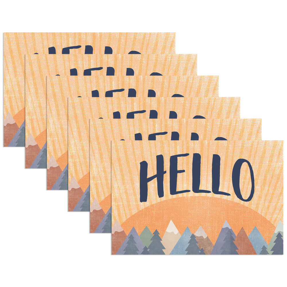 Teacher Created Resources Moving Mountains Hello Postcards, 30 Per Pack, Set Of 6 Packs MPN:TCR9126-6
